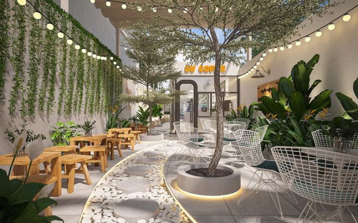 Sai lầm thường gặp khi thiết kế quán cafe sân vườn khiến chi phí đội gấp đôi